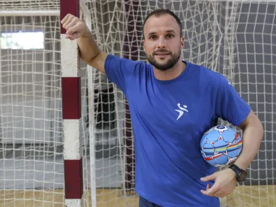 pomočnik selektorja rokometne reprezentance Uro&scaron; Zorman - 21.10.2019 &ndash; Rokometna zveza Slovenije - mo&scaron;ka rokometna reprezentanca &ndash; trening pred prijateljskima tekmama z Nizozemsko in Srbijo &ndash; priprave v Zrečah //FOTO: Jaka Gasar