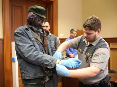 Coco Faragala Filip- 14.04.2023 - sojenje Eritrejcu Cocu Filipu Faragali zaradi poskusa uboja - //FOTO: Tomaž Skale