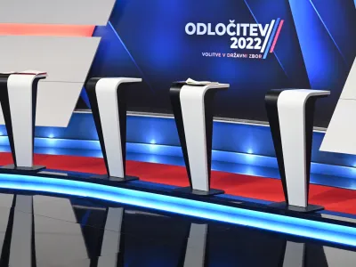 Ljubljana, POP TV.<br>Soocenje pred parlamentarnimi volitvami na POP TV.