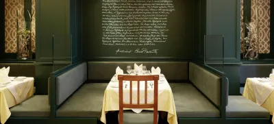 notranjost dunajske restavracije