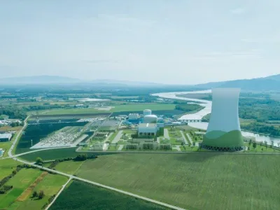 Tako naj bi bil videti načrtovani, a nikoli potrjeni novi jedrski blok v Kr&scaron;kem. O tem, ali bo v resnici zgrajen, se bomo v Sloveniji odločili okrog leta 2027.