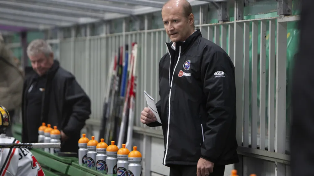 - trener Feldkircha Nik Zupančič- 3.11.2018 - Hokej na ledu, Alpska liga - HK SŽ Olimpija: FeldkirchFoto: Matjaž Ru&scaron;t