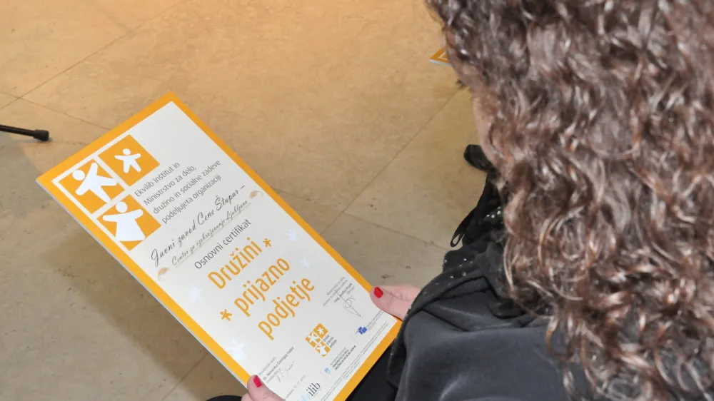 Družini prijazno podjetje