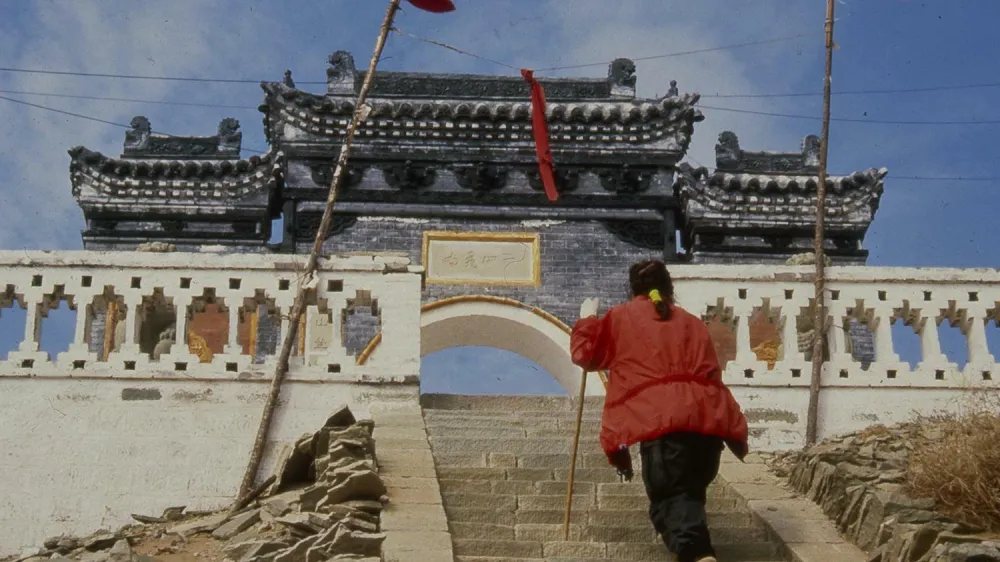 Fundacija ULAY, izsek iz projekcije The Lovers, The Great Wall Walk (Ljubimca, hoja po velikem kitajskem zidu), Marina Abramović in Ulay: https://ljubljanaartweekend.com/ULAY-Foundation 