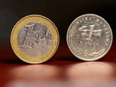 10.02.2022., Zagreb - S povlacenjem kune se krece s danom uvodjenja eura 1.1.2023. Photo: Igor Soban/PIXSELL