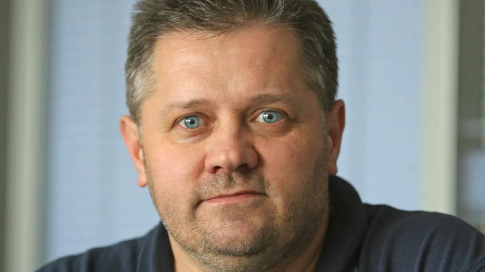 Dejan Kresnik, novinar, &scaron;portna redakcija  ///FOTO: Luka Cjuha