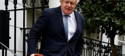 FILE PHOTO: Former British Prime Minister Boris Johnson leaves his home, in London, Britain March 21, 2023. REUTERS/Peter Nicholls/File Photo