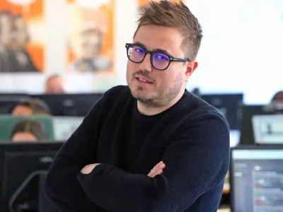 Maribor - Matija StepiĹˇnik, odgovorni urednik Ve&Auml;Ťer - portret