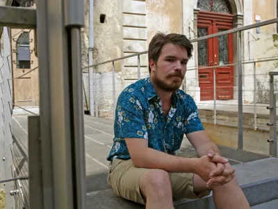 - 28.07.2016 - Du&scaron;an Josip Smodej, direktor festivala sodobne fotografije Fotopub.//FOTO: Tomaž Skale