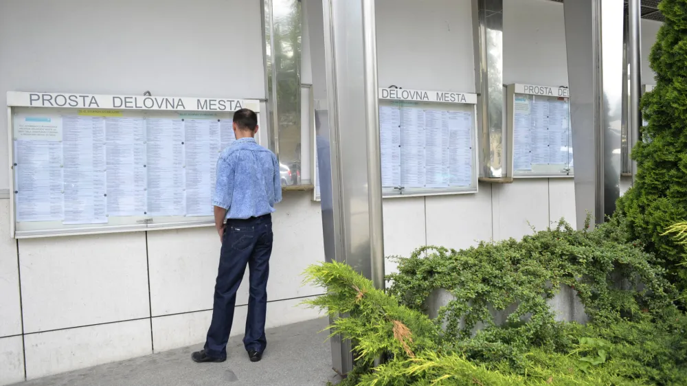 - Zavod RS za zaposlovanje, oglasna tabla - prosta delovna mesta, brezposelnost, Parmova ulica 32 //FOTO: Tomaž Zajel&scaron;nik