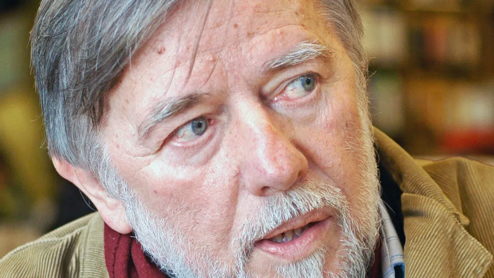 Ott&oacute; Tolnai, leto&scaron;nji dobitnik nagrade vilenica. Foto: magyarhirlap.hu