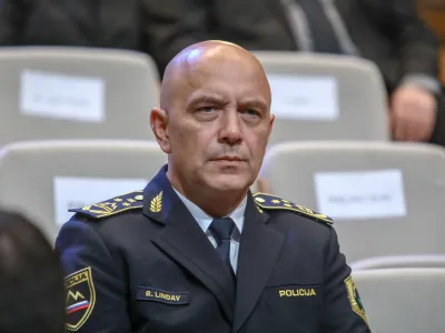 v. d. generalnega direktorja policije Bo&scaron;tjan Lindav- 23.12.2022 - Dan samostojnost in enotnosti 2022 - osrednja državna slovesnost - proslava&nbsp;//FOTO: Luka Cjuha