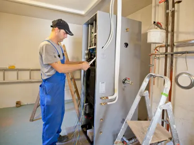 zamenjava stare peči s toplotno črpalko Coolwex