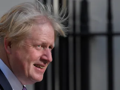 Britain's Foreign Secretary Boris Johnson arrives in Downing Street in London, Britain, April 25, 2017. REUTERS/Toby Melville