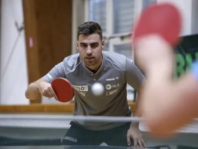 Darko Jorgić- 08.06.2023 &ndash; namizni tenis - mo&scaron;ka namiznoteni&scaron;ka reprezentanca &ndash; trening v &scaron;portni dvorani Z&Scaron;D Krim na Galjevici //FOTO: Jaka Gasar