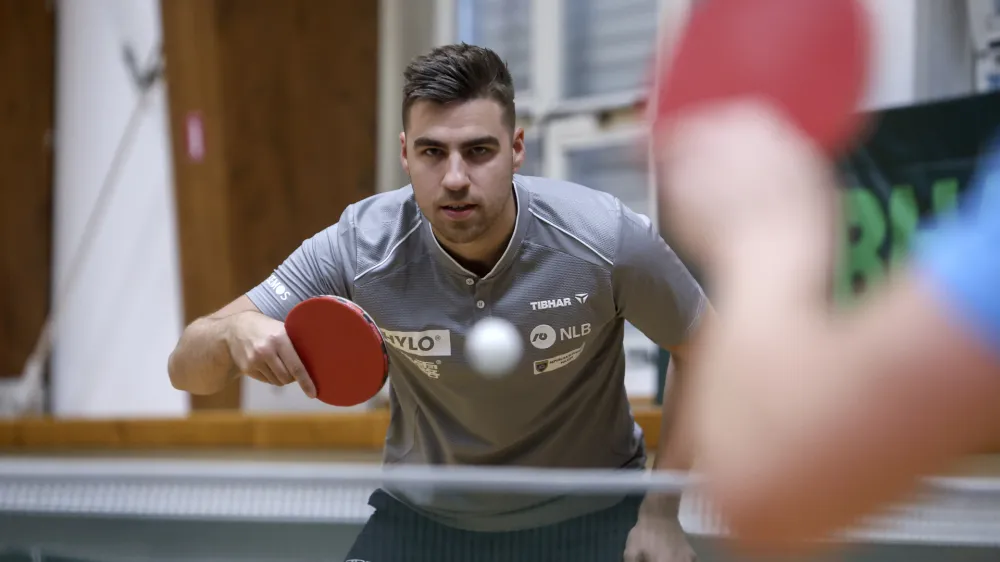 Darko Jorgić- 08.06.2023 &ndash; namizni tenis - mo&scaron;ka namiznoteni&scaron;ka reprezentanca &ndash; trening v &scaron;portni dvorani Z&Scaron;D Krim na Galjevici //FOTO: Jaka Gasar