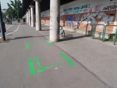 parkiri&scaron;ča električne skiroje - Plečnikov stadion