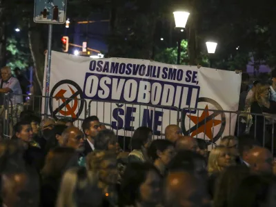 - 24.06.2023 - Dan državnosti 2023 &ndash; osrednja državna proslava na Kongresnem trgu dan pred državnim praznikom //FOTO: Luka Cjuha