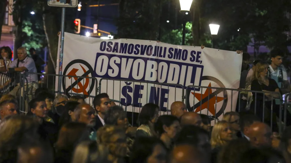 - 24.06.2023 - Dan državnosti 2023 &ndash; osrednja državna proslava na Kongresnem trgu dan pred državnim praznikom //FOTO: Luka Cjuha