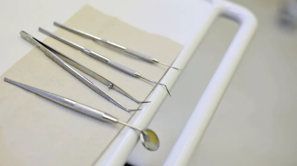 Rekonstrukcija dogodka v zobozdravstveni ambulanti naj bi bila ključna za razbremenitev krivde spolnega napada.
Foto: Tomaž Zajel&scaron;nik&nbsp;