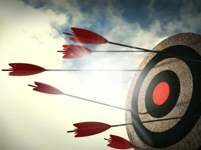 Arrows are not targeted, Failure to attack the target. unsuccessful.