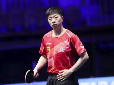 Kitajec Ma Long - 06.07.2023 &ndash; namizni tenis - mednarodni turnir WTT Star Contender v Ljubljani - //FOTO: Nik Erik Neubauer