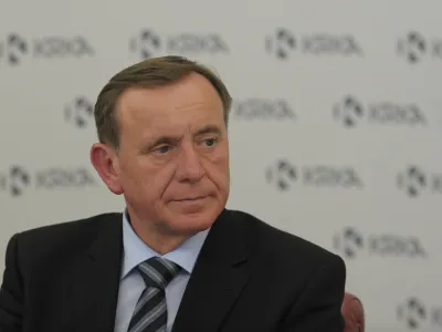 predsednik uprave in generalni direktor Jože Colarič- KRKA, farmacevtska družba, Novo Mesto, uprava predstavila dosežke v letu 2011 in načrte za leto 2012  //FOTO: Tomaž Zajel&scaron;nik