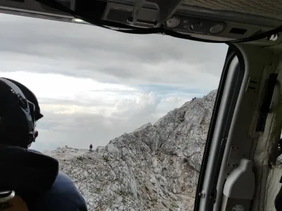 Gorsko re&scaron;evanje helikopter