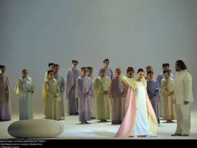 Opero Madama Butterfly Giacoma Puccinija bo na 71. Ljubljana Festivalu v četrtek in petek v Gallusovi dvorani Cankarjevega doma izvedla italijanska operna hi&scaron;a Teatro La Fenice.