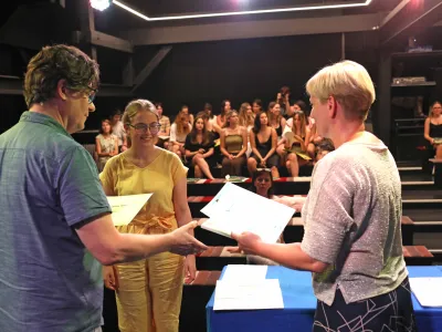 - 10.07.2023 &ndash; Gimnazija Poljane &ndash; podelitev spričeval spomladanske mature<br><br>//FOTO: Bojan Velikonja<br>