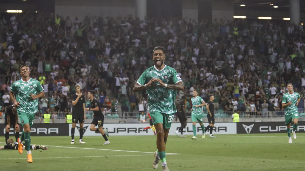 Rui Pedro- 11.07.2023 &ndash; nogomet - Olimpija: Valmiera, kvalifikacije za ligo prvakov, 1. krog, prva tekma //FOTO: Luka Cjuha