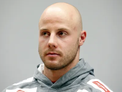 - Jan Mur&scaron;ak- Hokejska zveza Slovenije (HZS) - hokejska reprezentanca pred nastopom na turnirju za evropski izziv v Ljubljani;/FOTO: Luka Cjuha