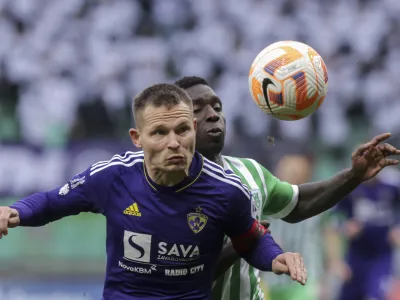 Martin Milec - Olimpija, državni prvak<br><br>- 16.04.2023 &ndash; nogomet &ndash; Olimpija: Maribor, Prva liga Telemacha, 31. krog:<br> <br>//FOTO: Jaka Gasar