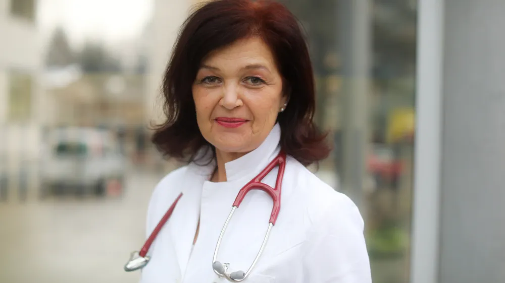 - 31.01.2022 &ndash; dr.med. Nena Kopčavar Guček, zdravnica družinske medicine zaposlena v Zdravstvenem domu Ljubljana Vič in ambulanti s posvetovalnico za osebe brez zdravstvenega zavarovanja, Pro Bono???//FOTO: Bojan Velikonja