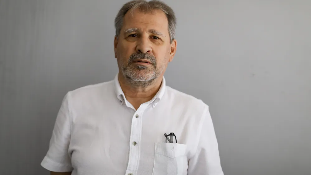 29.6.2021 - Vito Avgu&scaron;tin novinar in urednik časopis DnevnikFOTO: LUKA CJUHA.