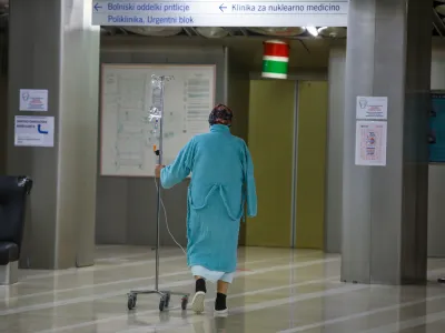 25.01.2023 - UKC Ljubljana - simbolična fotografija - Zdravsrvo - bolnik - pacientFOTO: Luka Cjuha