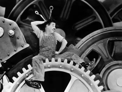 Moderni časi, Charles Chaplin, 1936