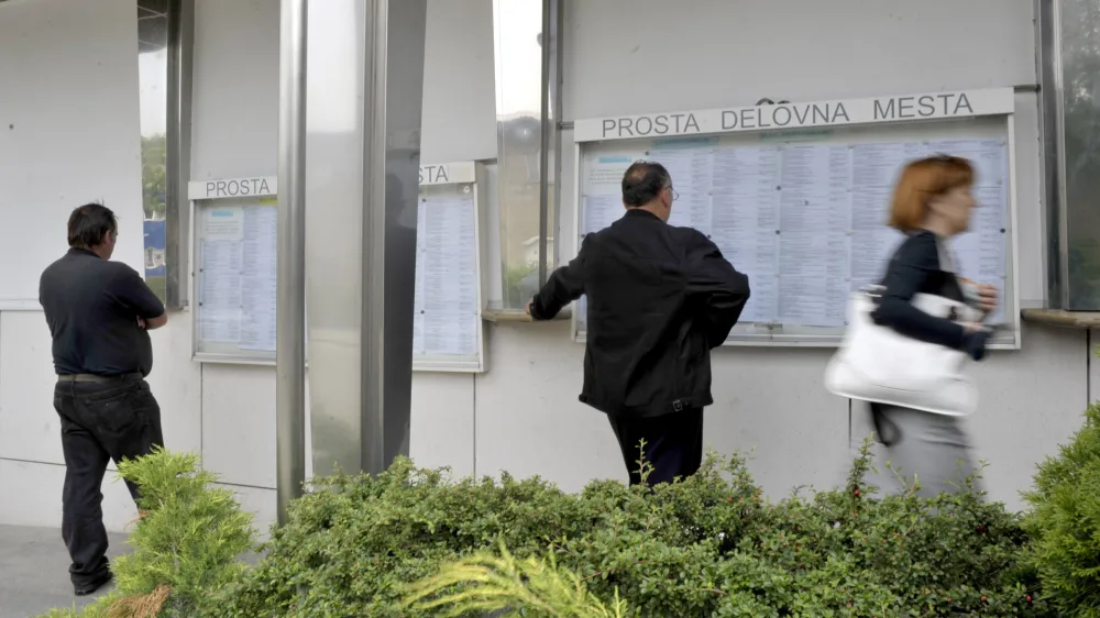- Zavod RS za zaposlovanje, oglasna tabla - prosta delovna mesta, Parmova ulica 32 //FOTO: Tomaž Zajel&scaron;nik