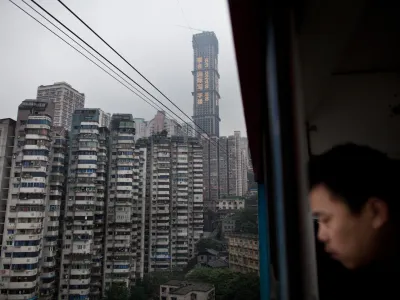 Iz serije V betonski prestolnici, Kitajska 2010 če&scaron;kega fotografa Milana Jarosa