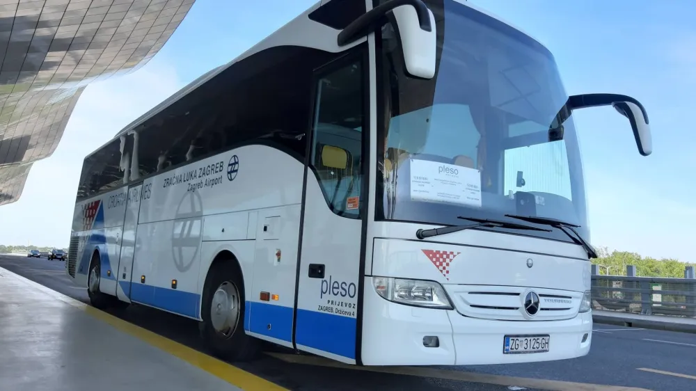 Pljeso prevoz, avtobus zagreb&scaron;ko letali&scaron;če