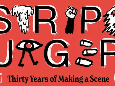 Stripburger, 30 let, plakat