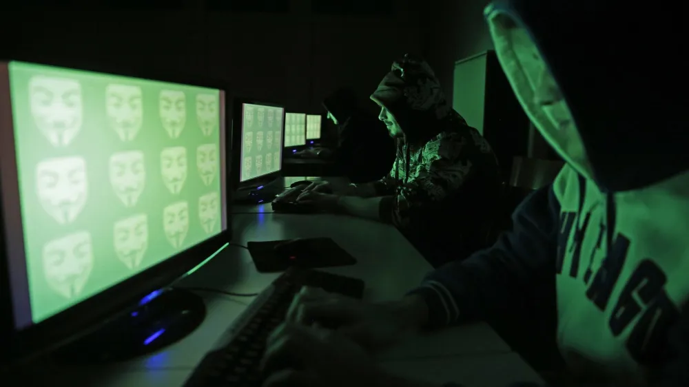 anonymous računalniki hekerji