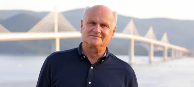 26.07.2022., Komarna - Sluzbeno otvorenje Peljeskog mosta. Projektant Peljeskog mosta Marjan Pipenbaher Photo: Miroslav Lelas/PIXSELL