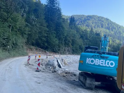 Sanacijska dela na cestnem odseku Stahovica - Kamni&scaron;ka Bistrica