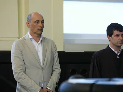 Maribor - Okrožno sodi&scaron;če - Sodstvo - Sojenje - Matjaž Kovačič - Matej Ra&scaron;čan - - Avtor: Andrej Petelin&scaron;ek