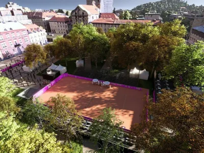 Po mnenju delovne skupine zavoda za varstvo kulturne dedi&scaron;čine je na Kongresnem trgu sprejemljivo prirejati že uveljavljene dogodke in se izogibati vsebinam, ki niso skladne s kulturnim pomenom spomenika. Tenis po njihovem mnenju ne sodi med take prireditve.