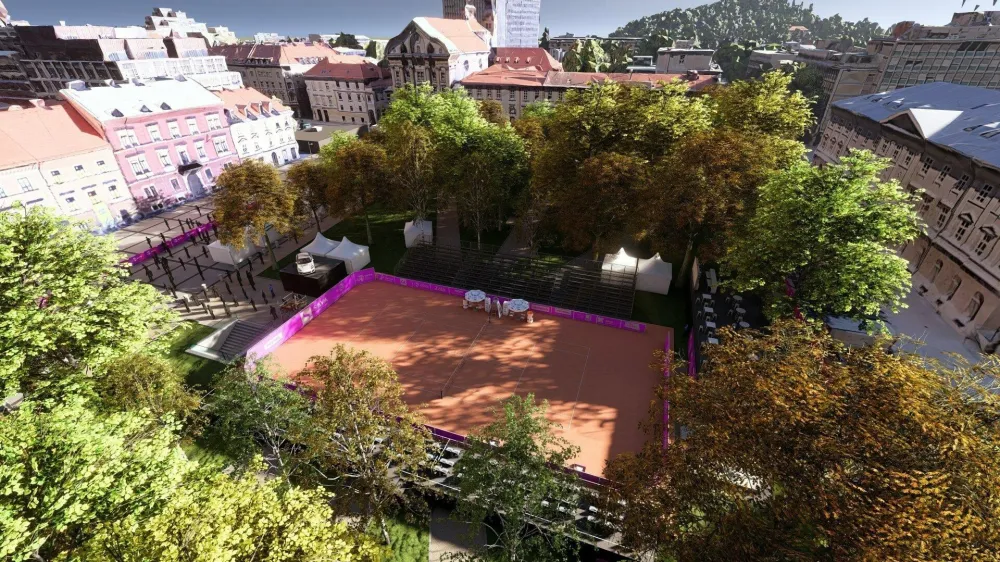 Po mnenju delovne skupine zavoda za varstvo kulturne dedi&scaron;čine je na Kongresnem trgu sprejemljivo prirejati že uveljavljene dogodke in se izogibati vsebinam, ki niso skladne s kulturnim pomenom spomenika. Tenis po njihovem mnenju ne sodi med take prireditve.