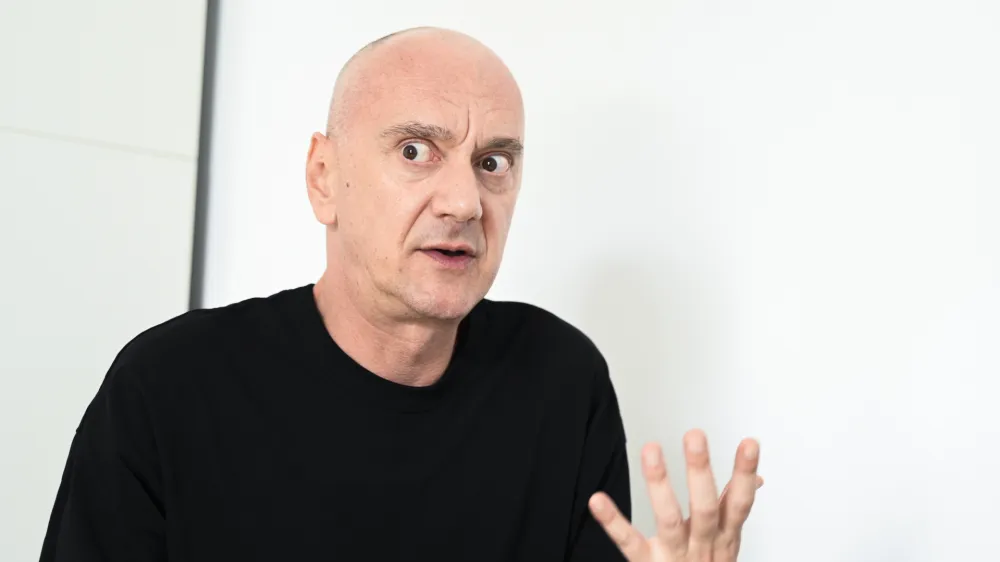 - 29.08.2023 &ndash; Goran Injac, umetni&scaron;ki vodja gledali&scaron;ča Mladinsko.//FOTO: Nik Erik Neubauer