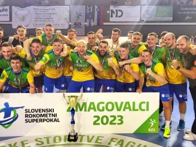 rokomet, celje pivovarna la&scaron;ko, superpokal, Ormož
