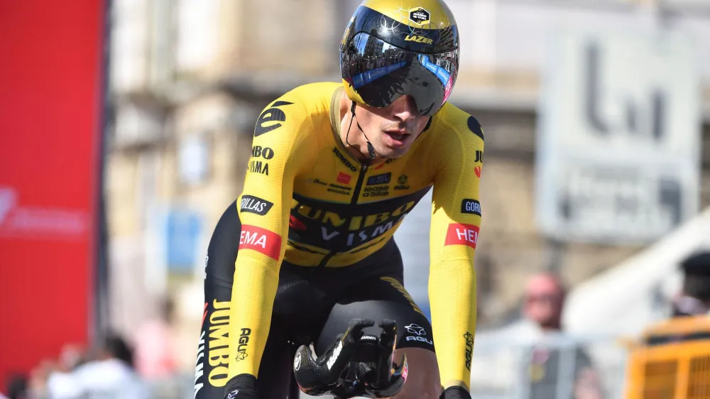 Primož Roglič je bil zadovoljen s svojo vožnjo na čas, ki je bila na pretežno ravninski trasi ena najbolj&scaron;ih v zadnjih letih.